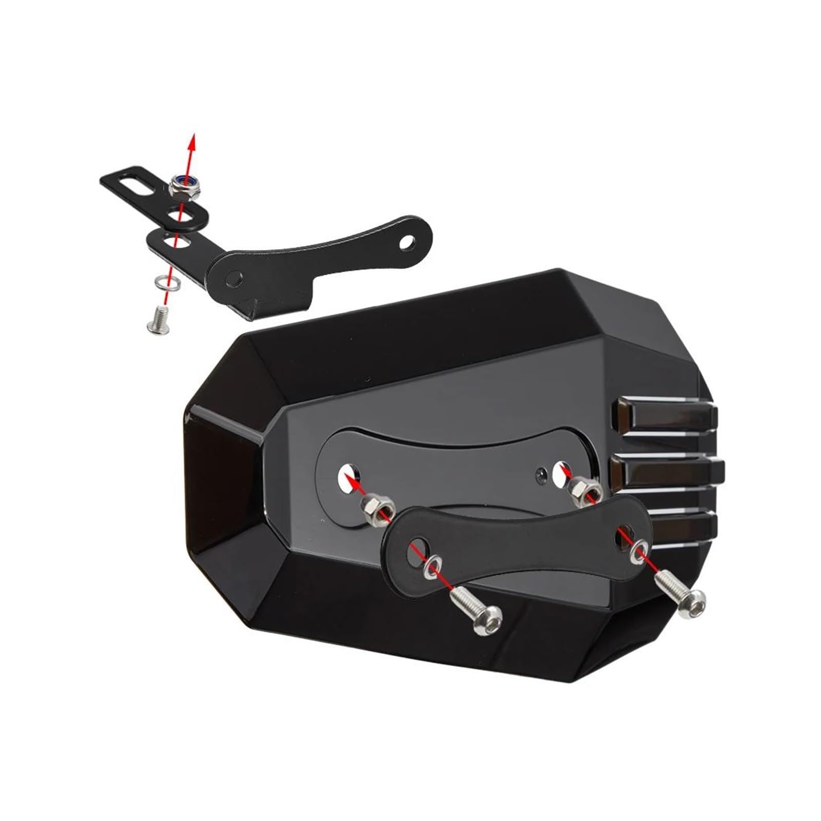 Handschutz Für Vespa GTS 300 Motorrad Handprotektoren Griffschutz Handprotektoren Protektor Motorrad Handschützer(Schwarz)
