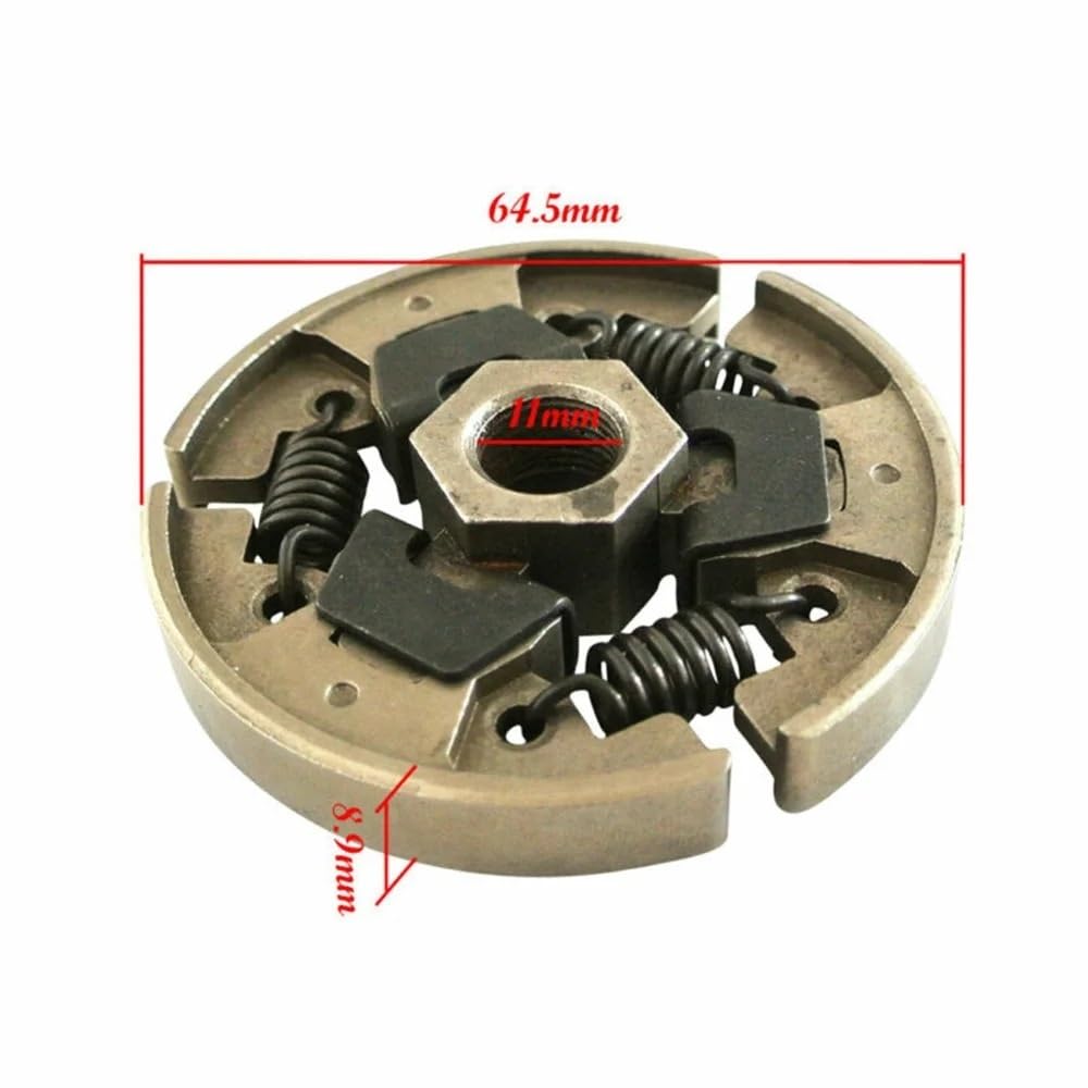 Kit de arandela de piñón de Tambor de Embrague con Clip en E for Motosierra 018, 023, 025, MS170, MS180, M10, 30 y 50
