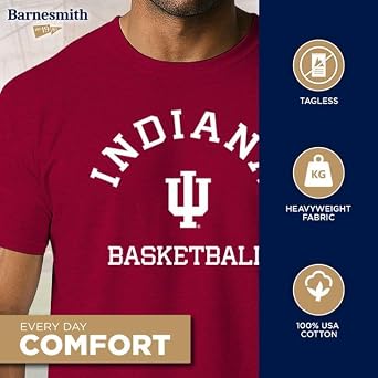 Barnesmith Basketball Gameday Logo Adult Unisex Short-Sleeve T-Shirt Color