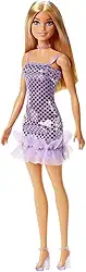 Barbie Fashionista Vestido Glitter Loira - Mattel