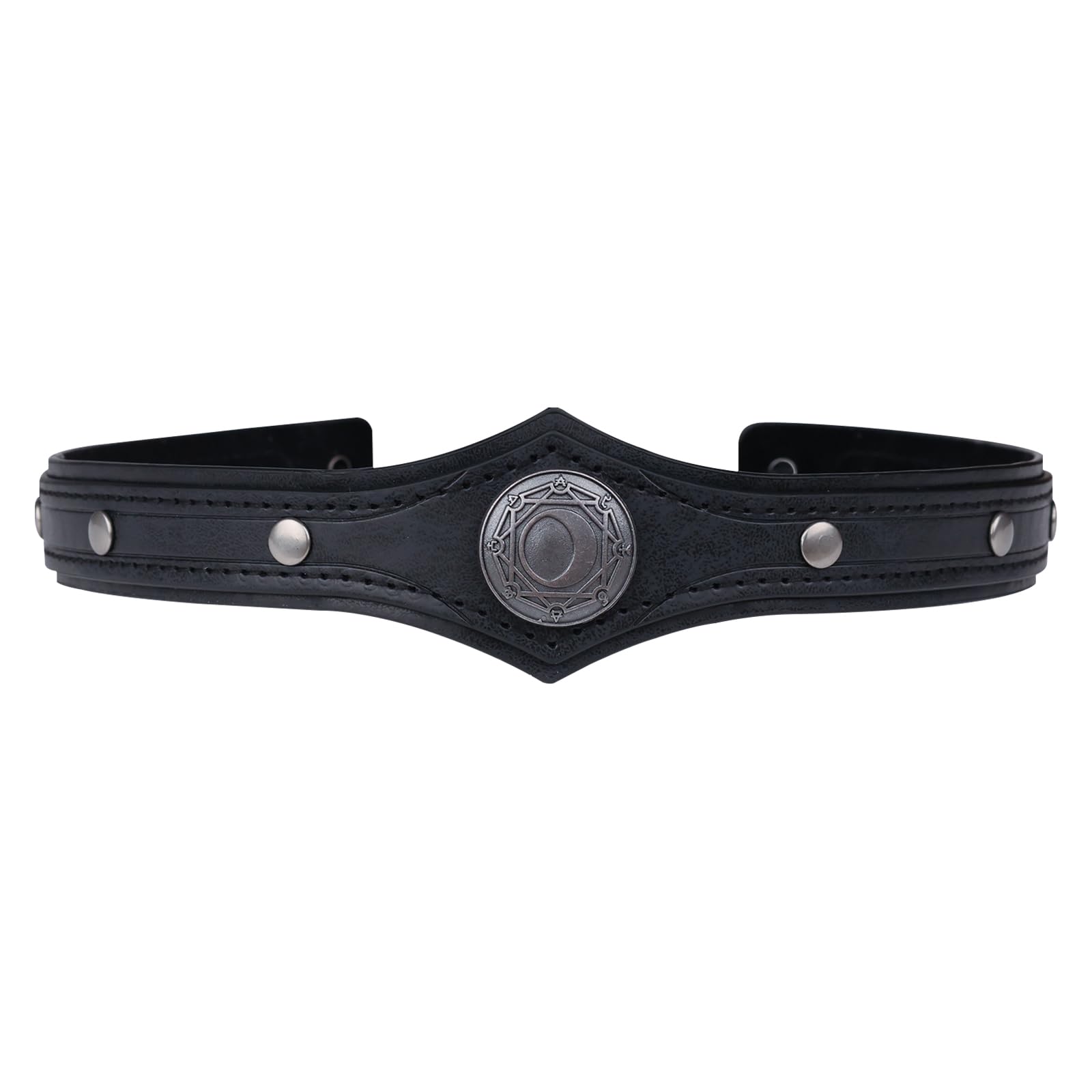 HiiFeuer Medieval Faux Leather Alchemy Headpiece, Headband