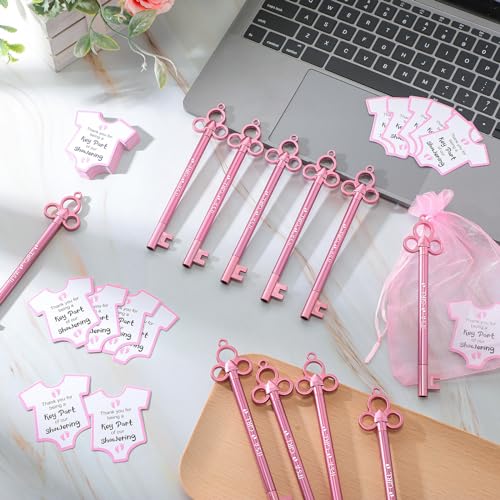 Geyoga 50 sets de bolígrafos para baby shower miniatura 5