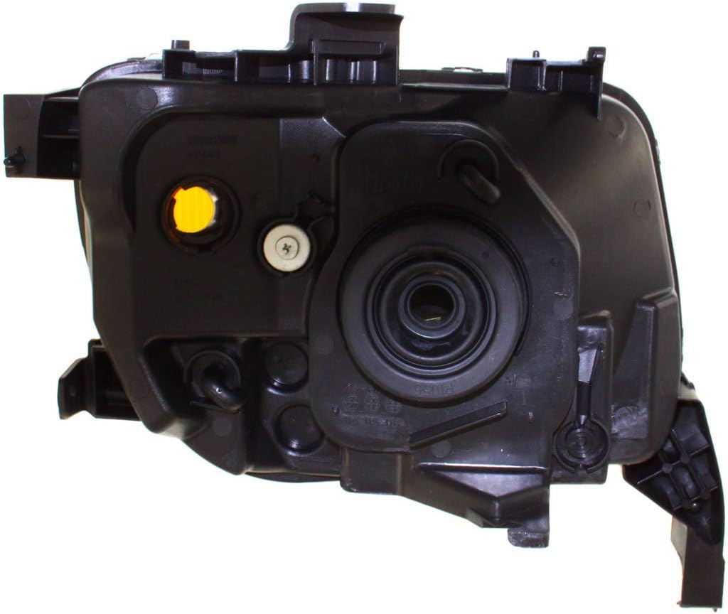 For Honda Element Headlight Assembly 2007 2008 Pair Driver and Passenger Side | Black Housing | DOT Certified | HO2518114