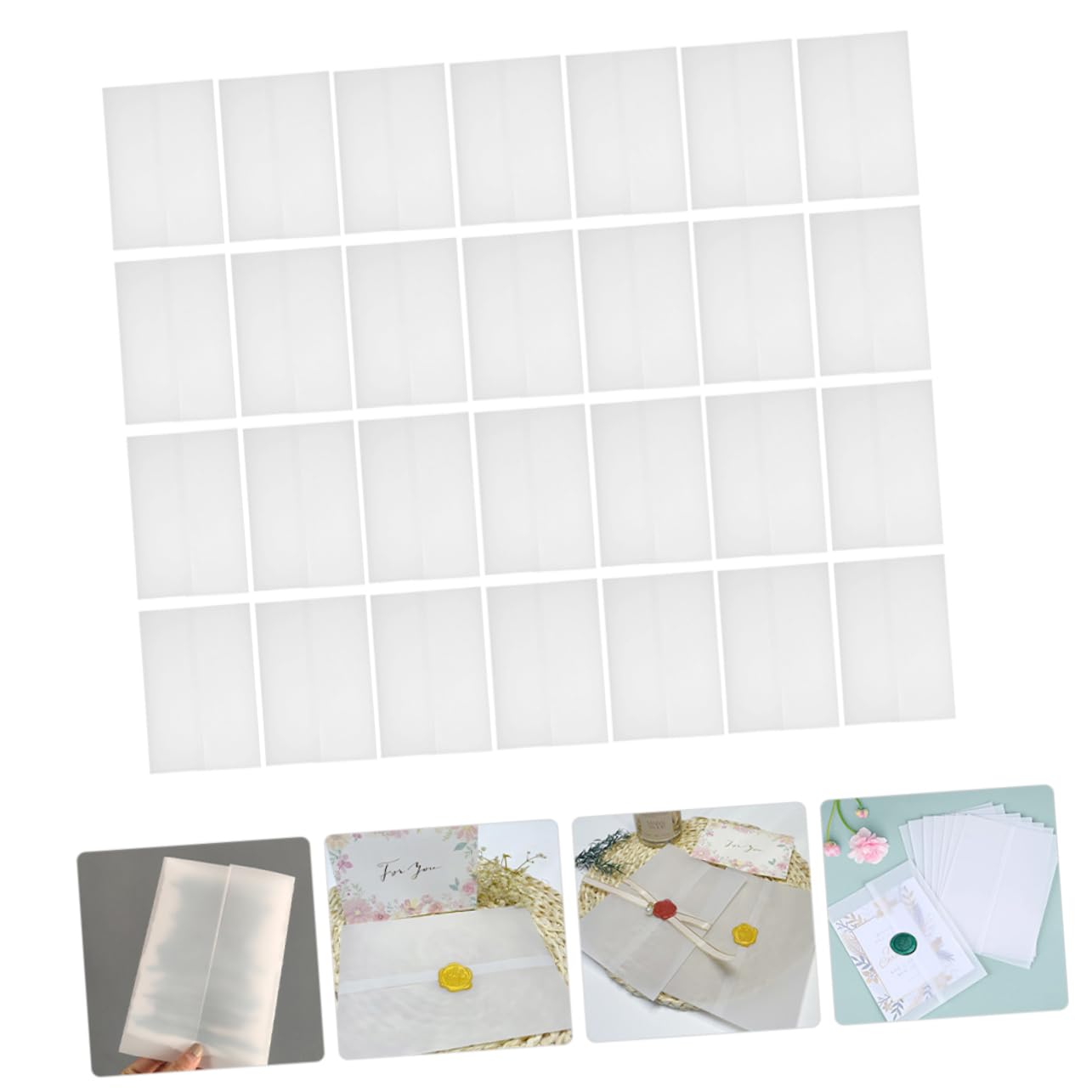 Célébration Halloween Enveloppes D'invitation Multifonctions 100pcs