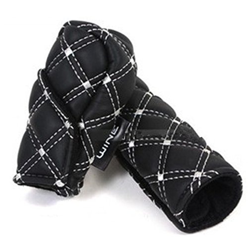 Fochutech Auto Car Handbrake Gear Shift Cover Handle Hand Break Protect Accessories Case Sleeve Universal Stick Anti-Slip Sports Automotive (1 Set White) #TOP7