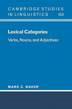 Amazon.com: Lexical Categories: Verbs, Nouns and Adjectives