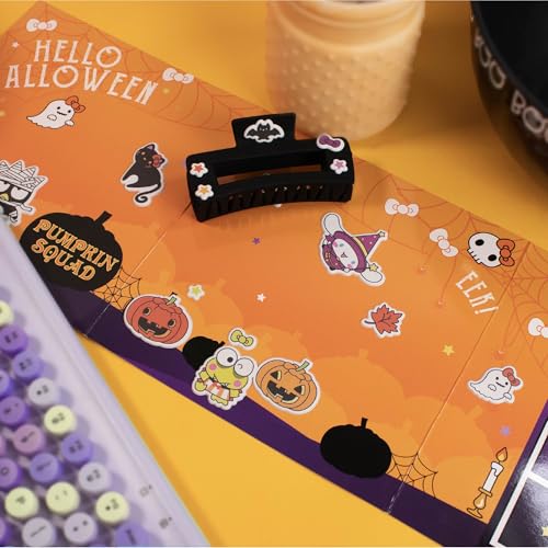 Image of Horizon Group USA Puffy Sticker Playset for Kids, Hello Kitty Halloween