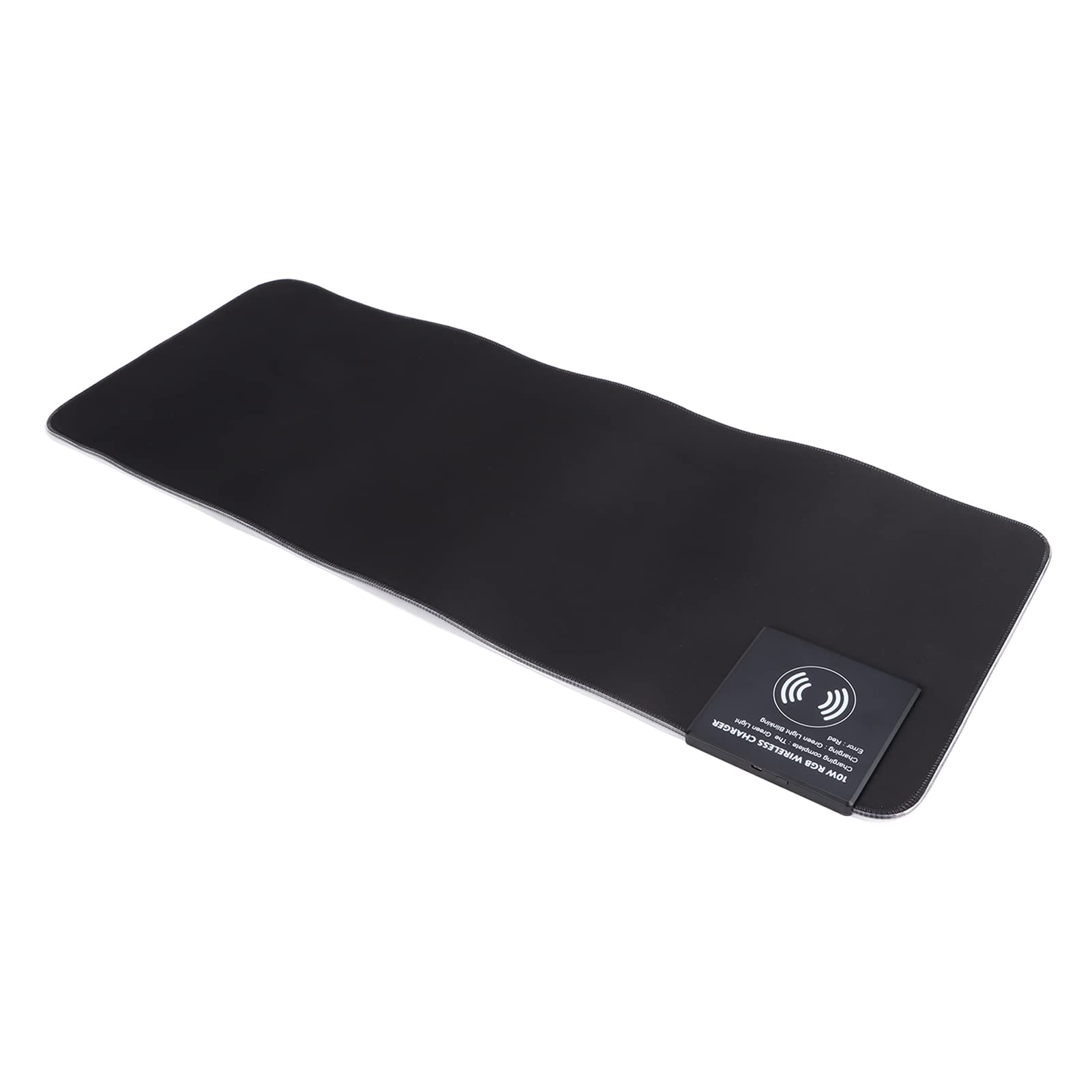 Tappetino per mouse Tappetini per mouse da gioco portatili antiscivolo con ricarica rapida wireless LED RGB Cool per luoghi pubblici di uffici domestici