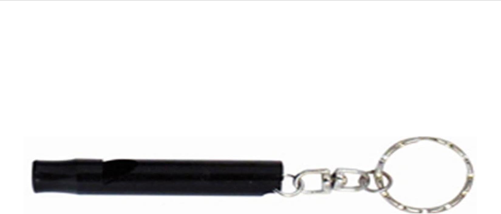 Small Black Emergency Whistle / Survival Whistle Key Chain