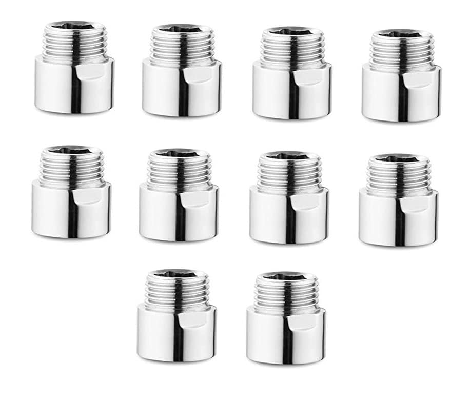 SUPERIOR CP Extension Nipple 1 Inch | Chrome Finish Plumbing Connector | Pack of 10-image-31