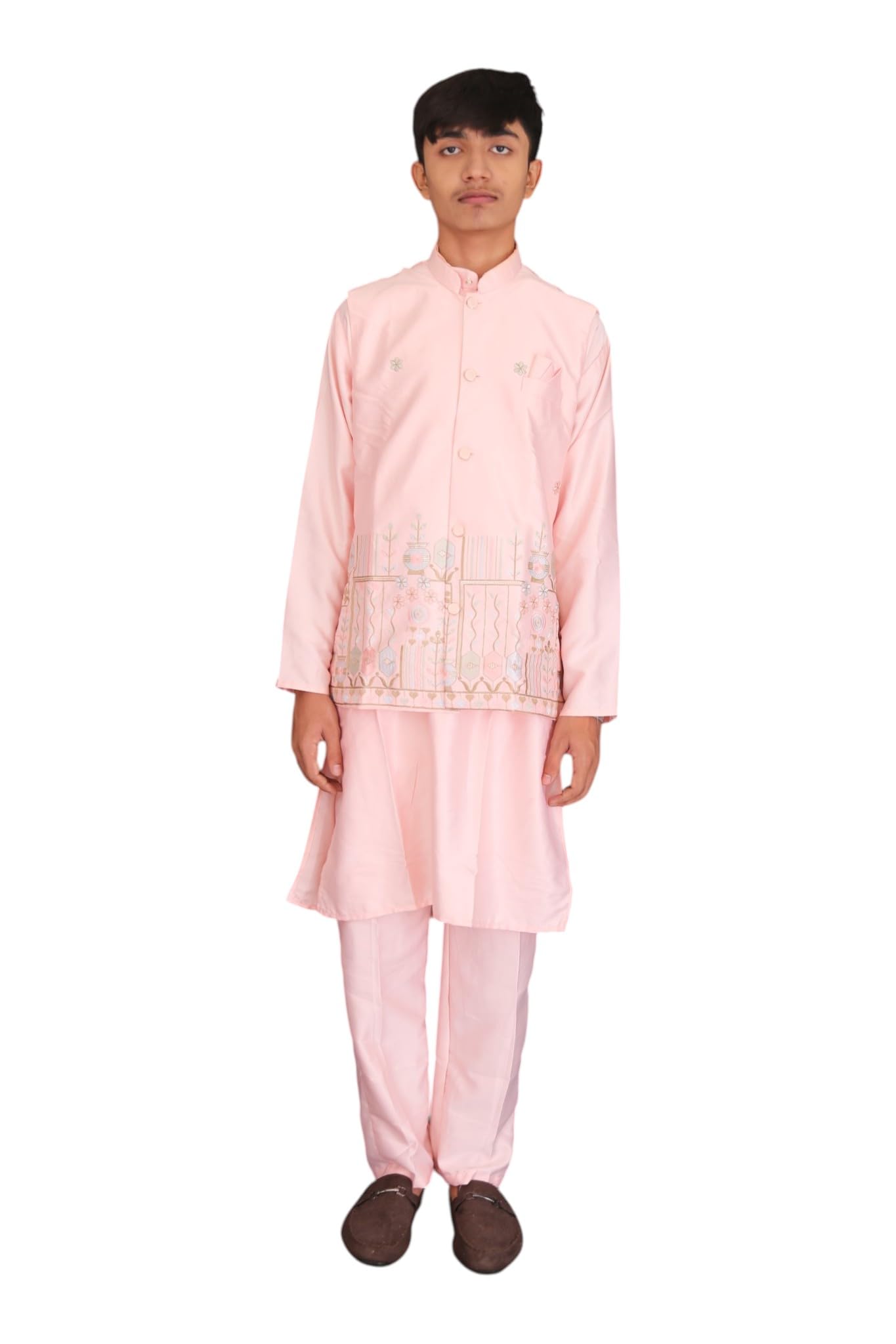 Pink Men's Shalwar Kameez-picture-21