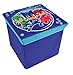 Fun House PYJAMASQUES-Sgabello portaoggetti per Bambini, PP/Cartone, Blu, 30 x 30 x 30 cm