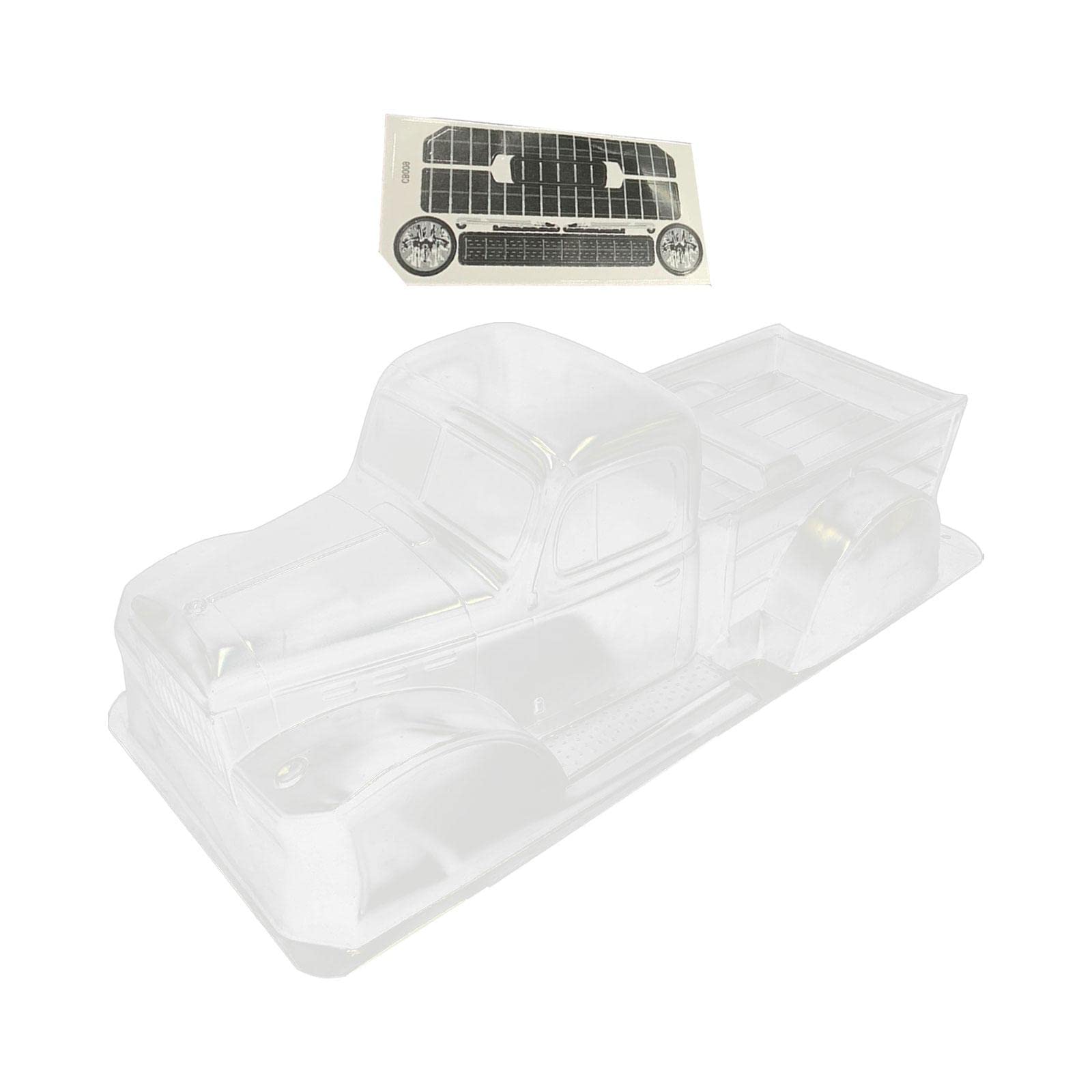 Gralara Carrocería con Distancia Entre Ejes de 313 Mm, Sin Pintar, Transparente, para Coches RC.