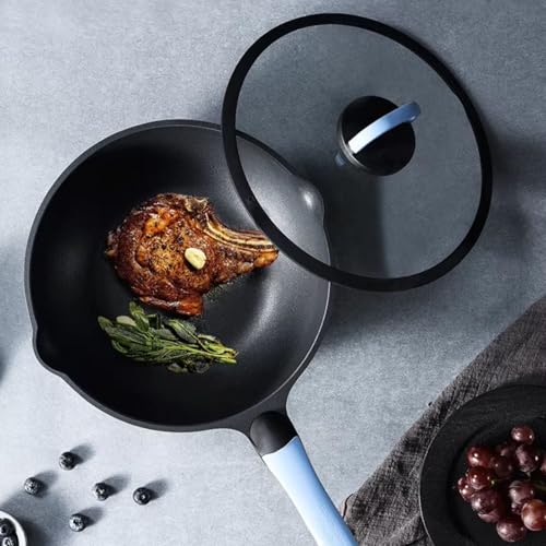 Wok negro con tapa antiadherente de 28 cm miniatura 5