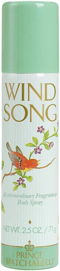 Wind Song Deo for Women 2.5 Oz/ 75 Ml, 2.5 Fl Oz
