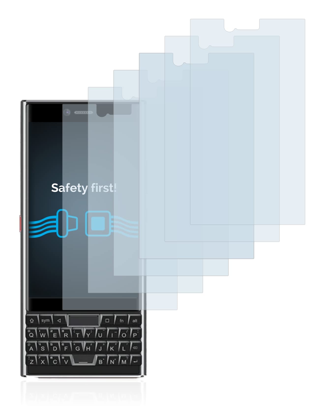 savvies Screen Protector compatible with Unihertz Titan Slim Protection Film Clear 6-Pack
