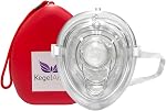 CPR MASK Avec Red Hard Case pour la formation de premiers soins CPR Classe et premiers soins d'urgence, paquet de 1