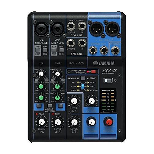 Amazon.com: YAMAHA Mg06x 6-Channel XLR Mixing Console : Musical