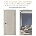 Custom Size Mosquito Door Net, Screen Mesh Pets Proof Screen Door with Zipper, Fly Insect Screen Door for Window Living Room, Keeps Bugs Out Lets Fresh Air in (W*H:110 * 210cm,Position 4)