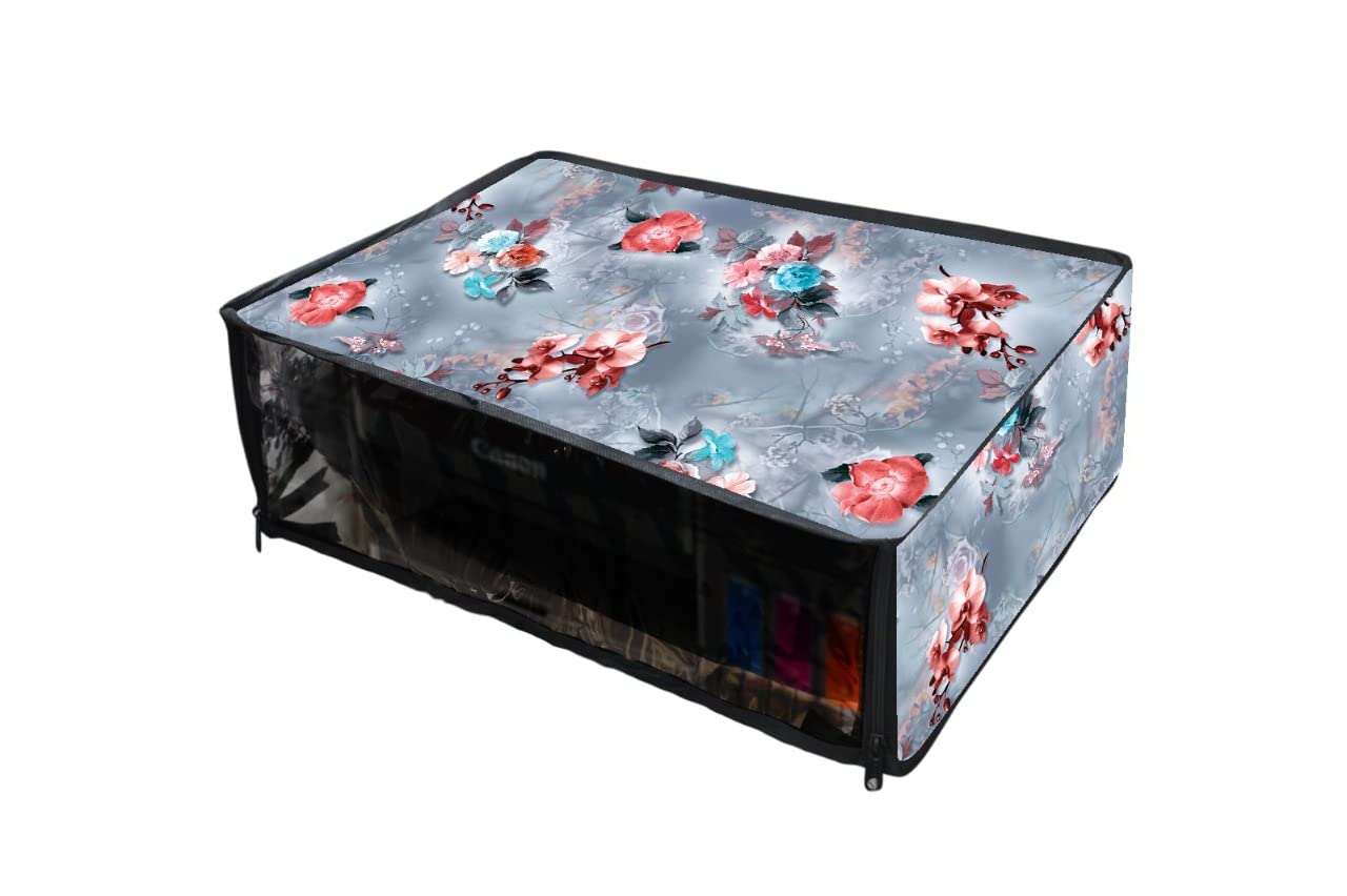 LoomStar Printer Cover for Canon Pixma G3010 All-in-One Wireless Ink Tank Colour Printer with Zipper for Dust Protection, Blue Flower (B0C4KZ15HG) Amazon Price History, Amazon Price Tracker