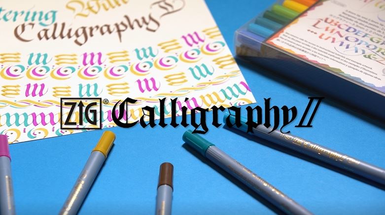 Kuretake Set Calligrafia GA-432S Colore Rosso - Importazione Giappone, Kit Per Principianti, Custodia Vuota Inclusa - 6