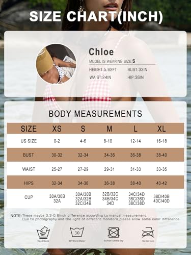 Image of OWICA Women's Sexy Triangle Bikini Sets Cheeky Thong Swimsuit Adjustable Spaghetti Straps Bathing Suit