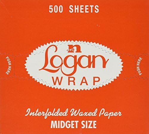 6 x 10 3/4 Logan Wrap Midget - Sized Interfolded Deli Wrap Wax Paper 250' by Logan Wrap