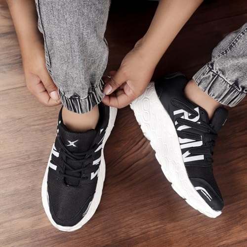 Image of Kraasa Men's Lace Up Running Shoes Comfortable Ultra Light Breathable Non Slip Walking Shoes Casual Fashion Sneakers