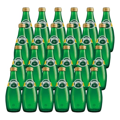 Perrier Glass Bottle Natural Sparkling Water - 200ml (Pack of 24)