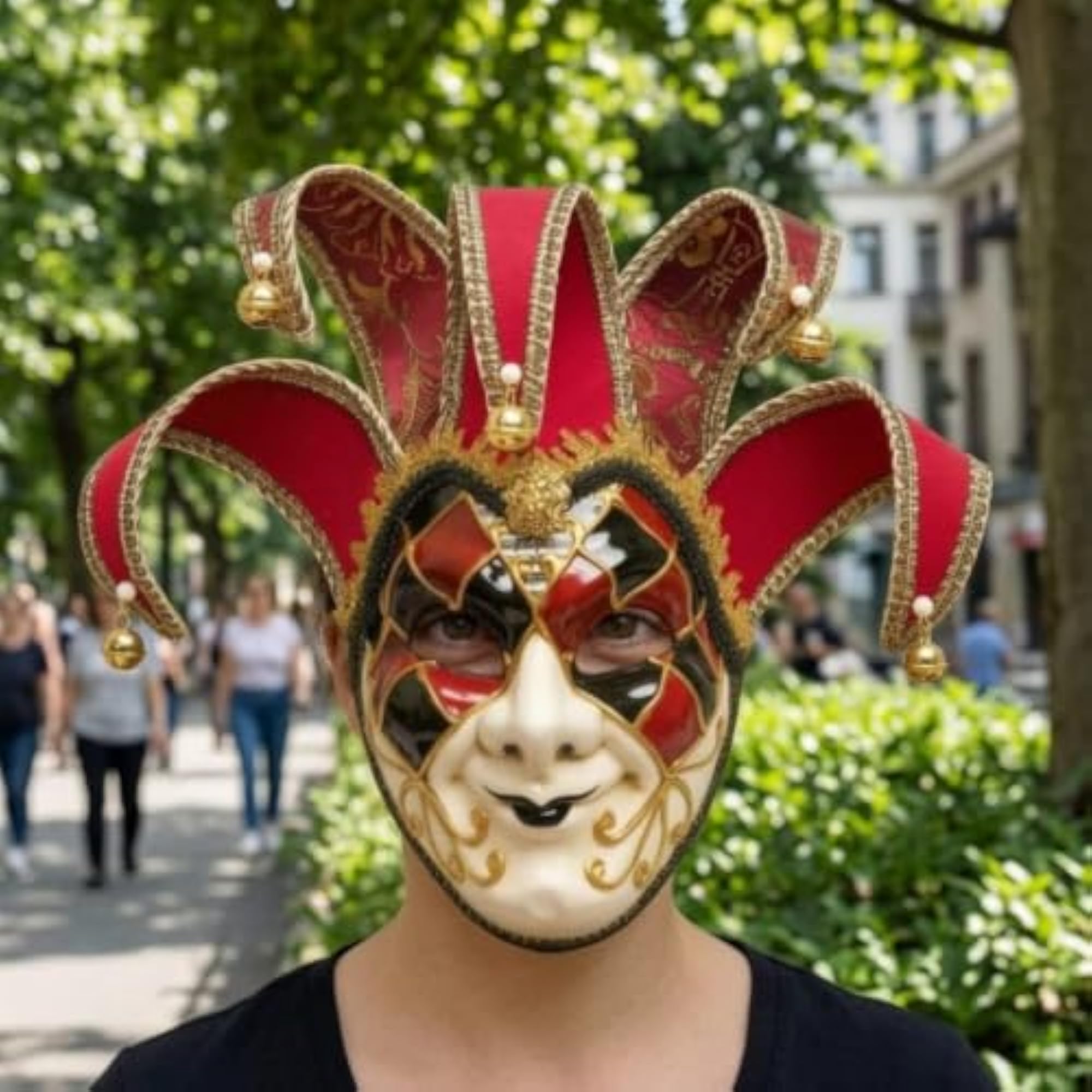 Decorative Venetian Mask Ornate Jester Design