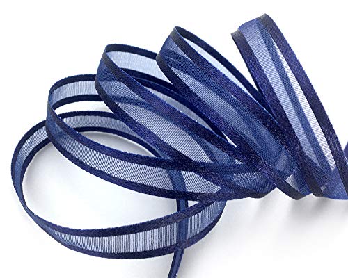 finemark Finemark Chiffon Ribbon with Satin Edge Chiffon Decorative Ribbon Ribbon Ribbon Gift Ribbon Semi-Transparent Shiny No Wire Organza