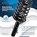 Detroit Axle - Front Struts for 1999-2005 Volkswagen Jetta 1998-2010 Beetle 1999-2006 Golf Complete 2 Struts with Coil Spring 2000 2001 2002 2003 2004 Replacement Ready Strut Shock Assembly