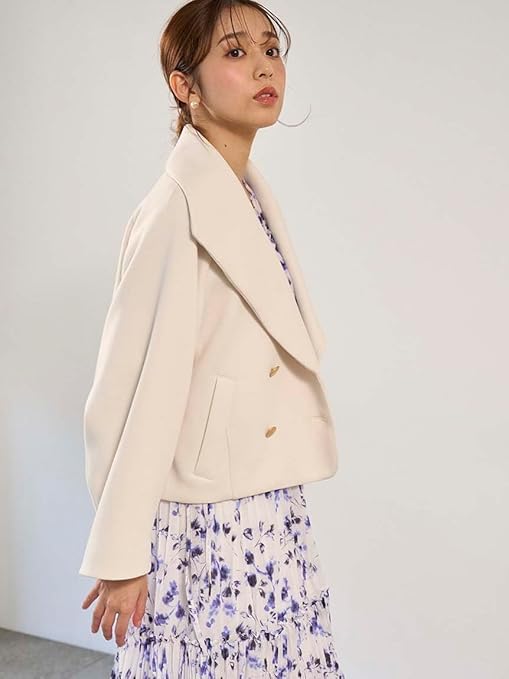 Amazon | ラグランショートコート SWFJ251118IVRF | コート