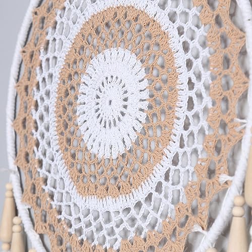 Tapiz de macramé decorativo hecho a mano: adornos con borlas para habitación y galería 7