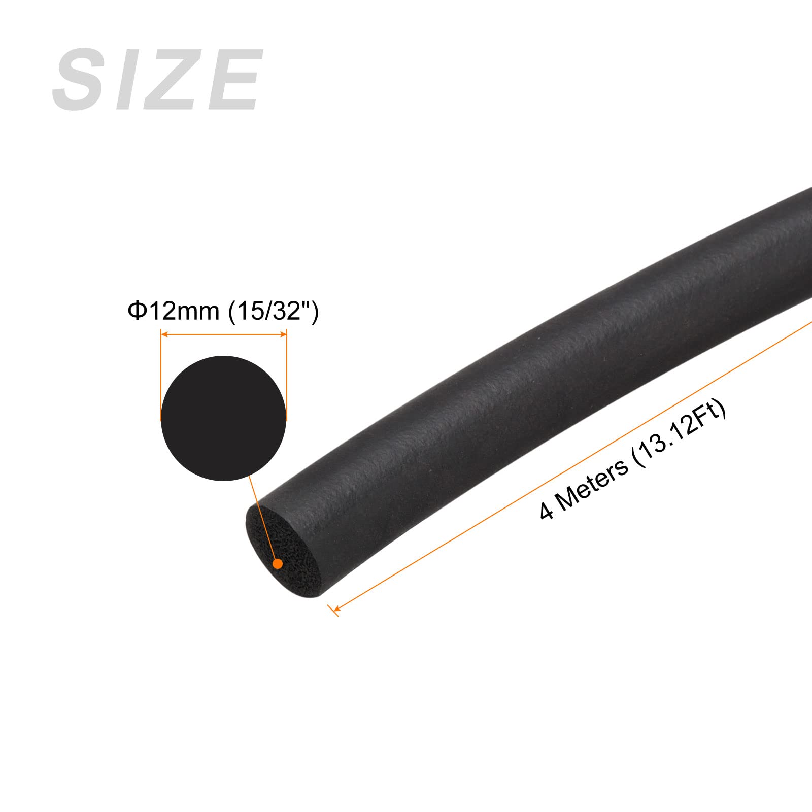 Guarnizione In Gomma EPDM 5mm X 4m - Striscia Sigillante Per Porte E Finestre | Isolante Termico E Acustico - Foto 6