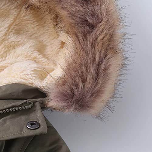 Image of Boys Girls Winter Outwear Coats, Kids Warm Outfits,Windproof Jacket for Toddler 1-8Y