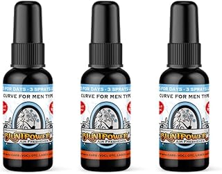 BluntPower Oil Based Concentrated Air Freshener and Oil for Diffuser - 3 Pack of Curve For Men(1.5 Ounce Each)