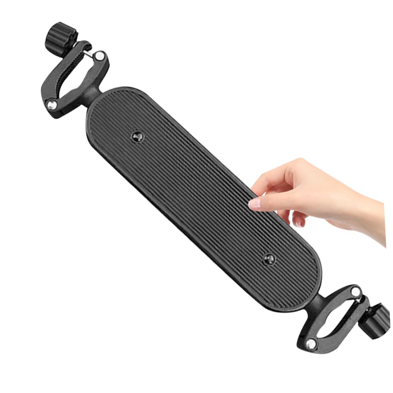 Pedal Ajustable para Cochecito de Ñiño Soporte de Pie de Plástico Resistente Reposapiés Extensible Negro Compatible Diferentes Modelos Accesorio para Carrito Infantil