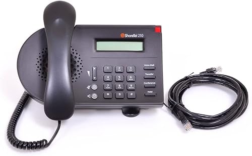 Miniatura 1 de ShoreTel Teléfono IP 230G Negro (Renovado)