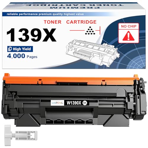 Toner 139X W1390X grande capacité 4000 pages pour le bureau HP LaserJet Pro MFP 3102