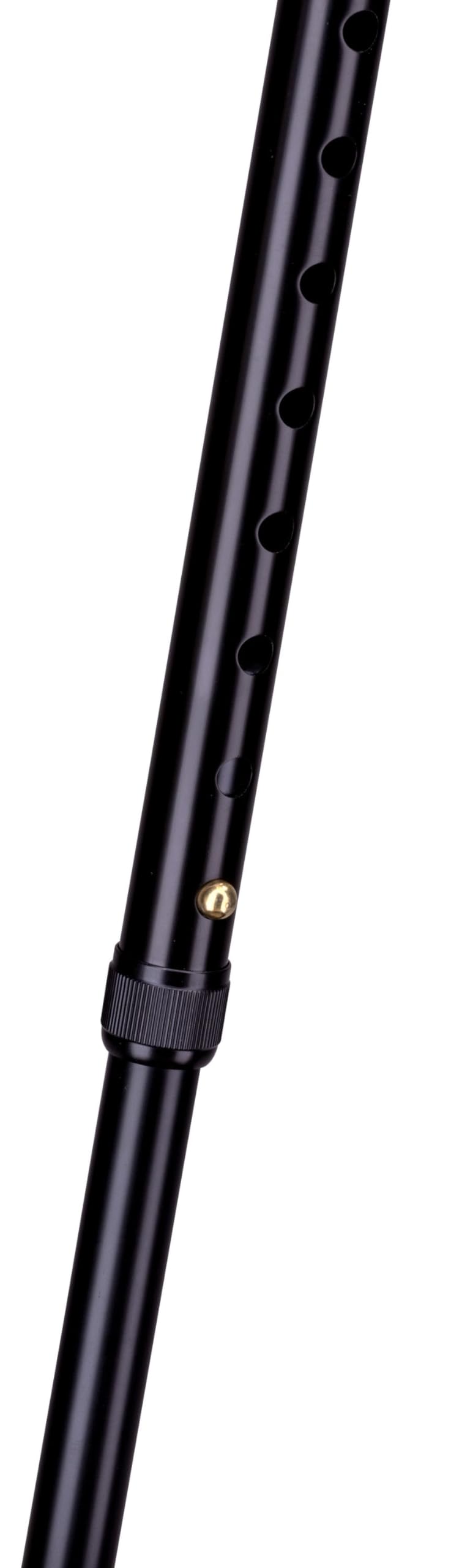 Gehstock Relax OSTSEE GOLD, anatomischer Griff Bernstein- Optik, Metallstock schwarz, verstellbar 78-100 cm, stabiler Gummipuffer., Tragerichtung:RECHTS