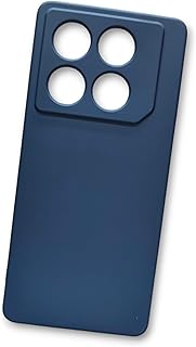 جراب حماية من السيليكون والبولي يوريثين الحراري السائل مع غطاء سيليكون للحماية من السقوط لموبايل انفينيكس GT20 برو، لون أزرق