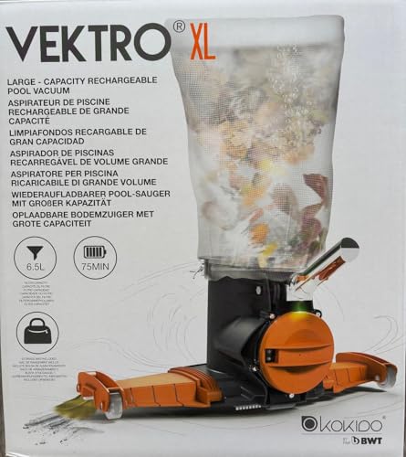 Kokido VEKTRO XL Rechargeable Pool Vacuum Cleaner
