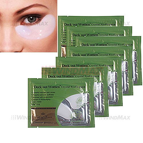 WindMax Pack of 50 Pairs Collagen Crystal Eye Mask Eyelid Under Patch Deep Moisture Anti Wrinkle Salon Beauty Tools