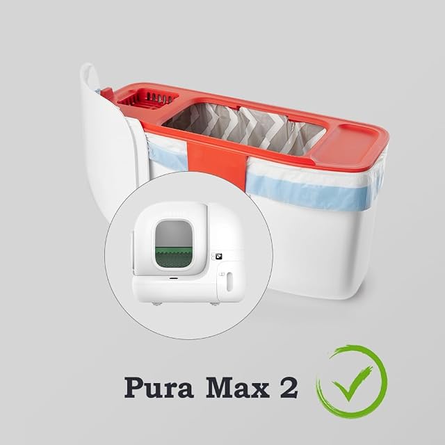 Foto 4 de 7 de BUNMO Bolsas para excrementos para gatos, compatibles con pura Max, pura Max 2 y pura X