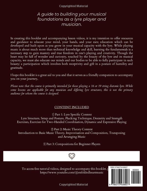 Lyre Foundations Complete Course Booklet : corriger sa technique lyre - 3