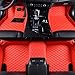 Produktbild Super1Six 5-Sitzer-Fußmatten Für Mercedes Benz C-Klasse W202 W203 W204 W205 A205 C204 C205 S202 S203 S204 S205,Rot,Right Rudder