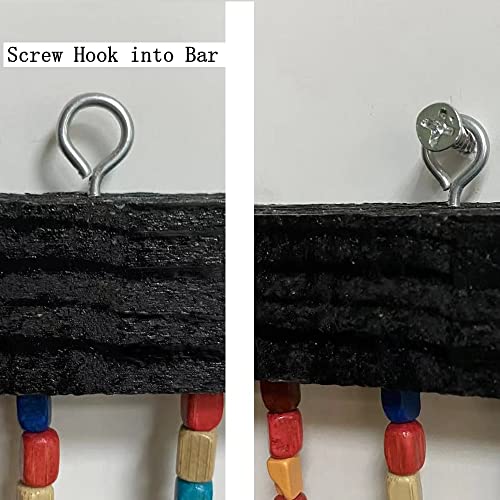 36 inches x 79 inches (Rainbow) FlavorThings 41 Strands Rainbow Colorful Hippie Boho Bohemian Natural Wooden Door Beaded Curtain Doorway Beads Bamboo Beads