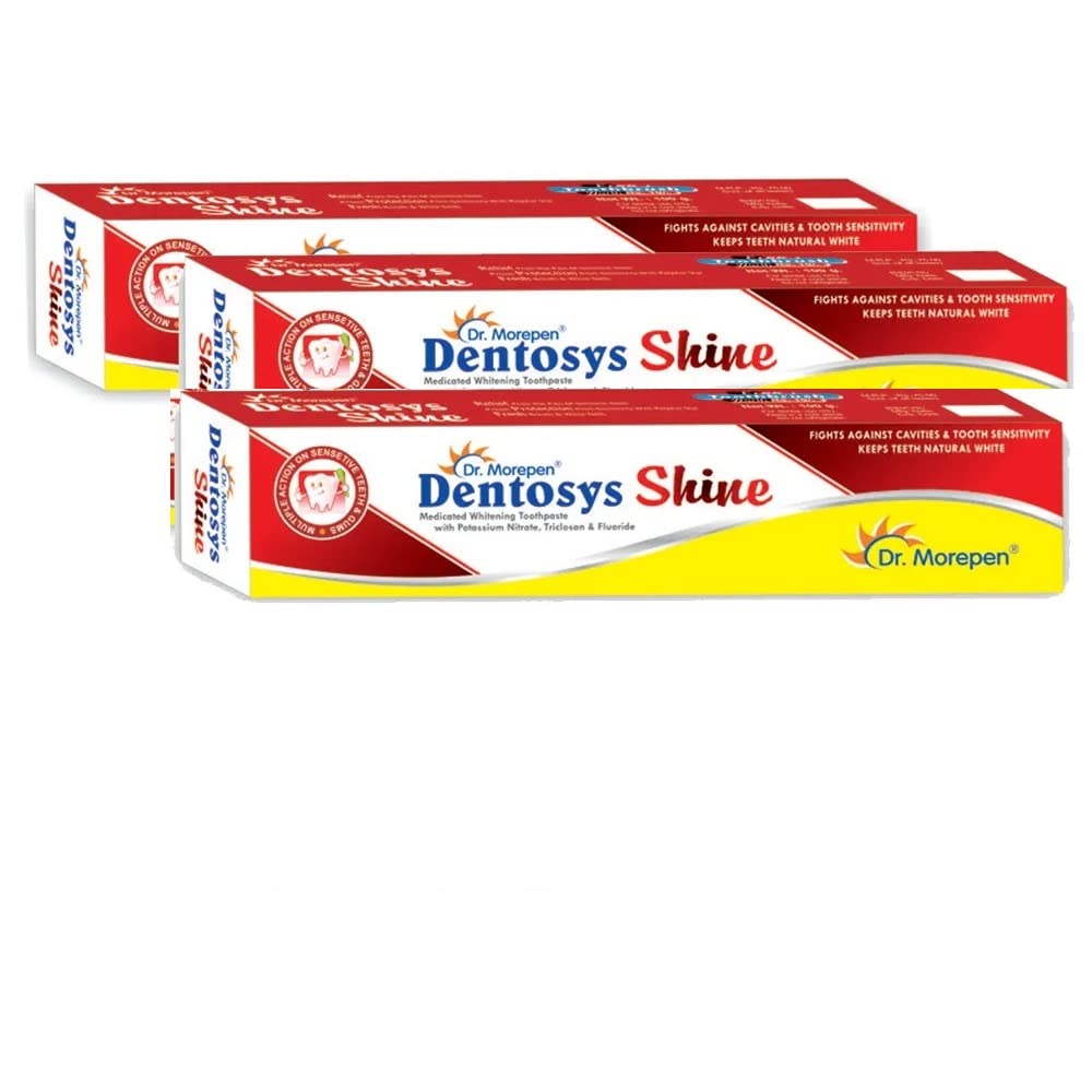 DR MOREPEN DENTOSYS SHINE PASTE 100 GRM PACK OF 3 (B0C1VZTQ6G) Amazon Price History, Amazon Price Tracker