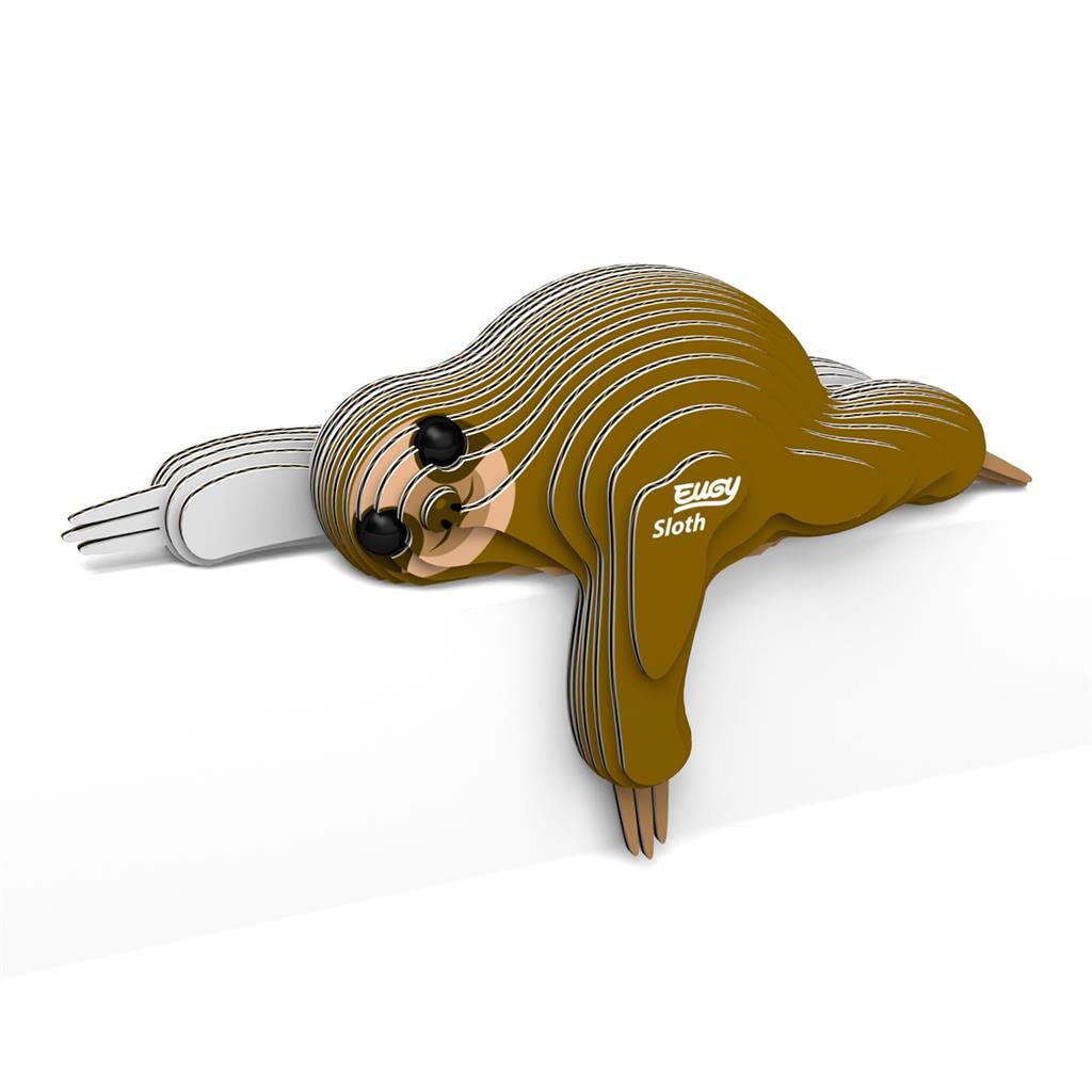 EUGY 032 Perezoso. Eco-Friendly 3D Paper Puzzle